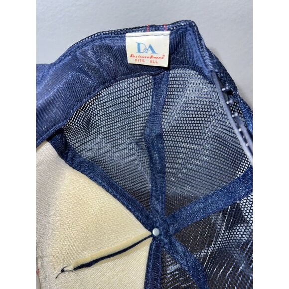 Vintage Bank of America Hat Trucker BofA Logo Snap Back Designer Award - Picture 4 of 5